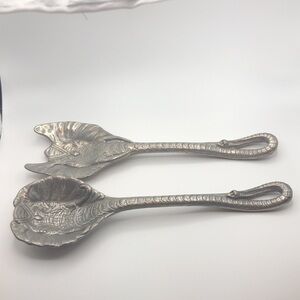 ARTHUR COURT ELEPHANT SALAD SERVER SET FORK SPOON
